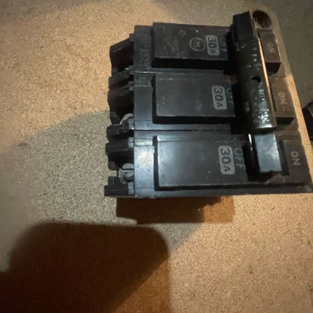 GE HACR Circuit Breaker 3 pole 30 amp